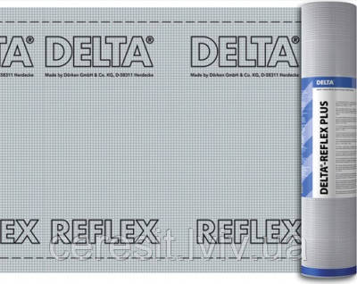 Мембрана для пароізоляції Dorken Delta Reflex  (Доркен Дельта Рефлекс)  рулон 1,5х50 м.п рулон 75 м2