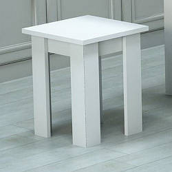 Табурет кухонний 32х32х45 см. Білий