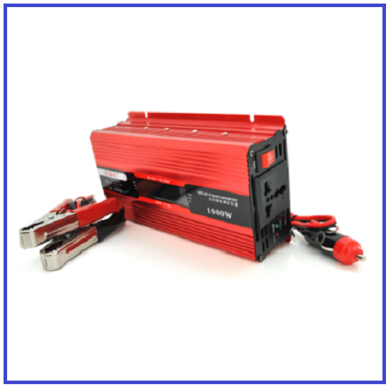 Інвертор напруги UKC+LCD, 1000ВА(600Вт), 12/220V, approximated, 1 універсальна розетка