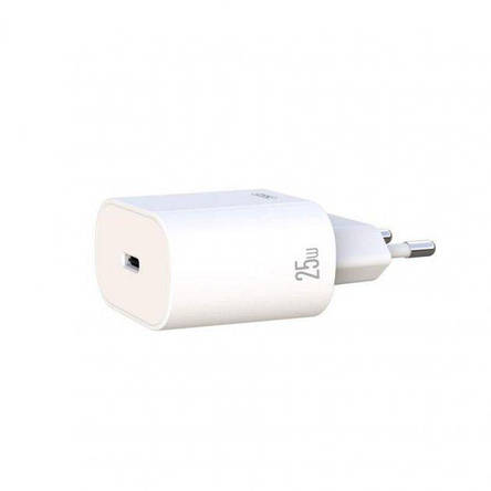 МЗП XO L91 EU 25W TYPE-C fast charger White, фото 3