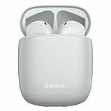 Бездротові навушники Baseus Encok True Wireless Earphones W04 White, фото 3