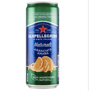 Тонік натуральний SANPELLEGRINO Naturali Aranciata Amara 330 мл