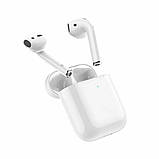 Бездротові Bluetooth навушники HOCO EW02 true wireless BT headset White, фото 3