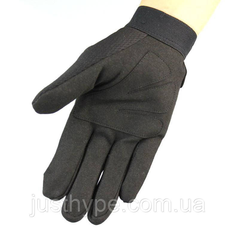 Рукавиці тактичні текстильні чорного кольору, розмір L Код 68-0113