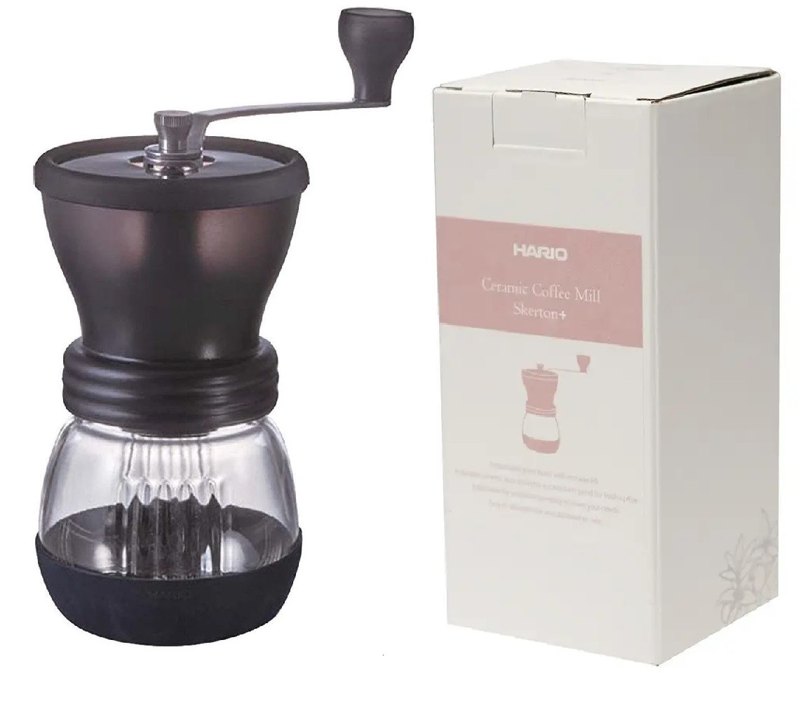 Кофемолка ручная ECO Hario Ceramic Coffee Mill Skerton Plus Еко - фото 1 - id-p1657986038