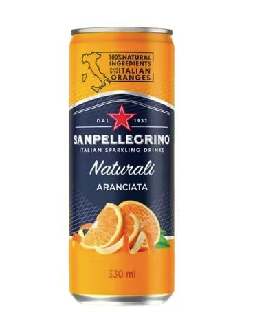 Тонік натуральний SANPELLEGRINO Naturali aranciata 330 мл, фото 1