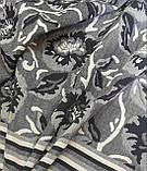 Жакард купонний 1,15м*1,5м смужки квіти, фото 6