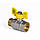 Кран кульовий KOER KR.218.G — 3/4" FM ГШМ YELLOW, ручка "метелик" жовта (KR0094), фото 3