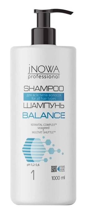 Шампунь баланс для всіх типів волосся Jnowa Professional Balance Shampoo