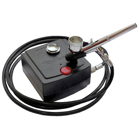 Компресор з аерографом Royalmax/Navite TC100Auto/NA-130A 0.3 мм, фото 1