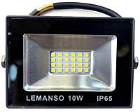Светодиодный прожектор 10Вт 6500К 600LM IP65 Lemanso LMP73-10