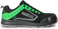 Обувь Sparco CUP S1P Safety Mechanics черно-зеленая (Размер 43)