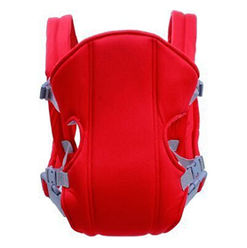 Рюкзак-слінг сумка кенгуру для перенесення дитини. Колір червоний. (070/1)