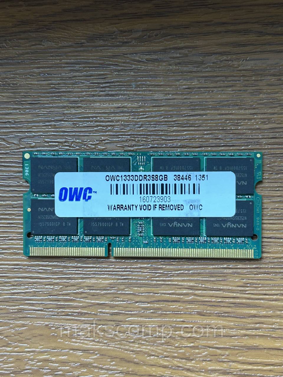 Пам'ять OWC 8Gb So-DIMM PC3-10600S DDR3-1333 1.5v