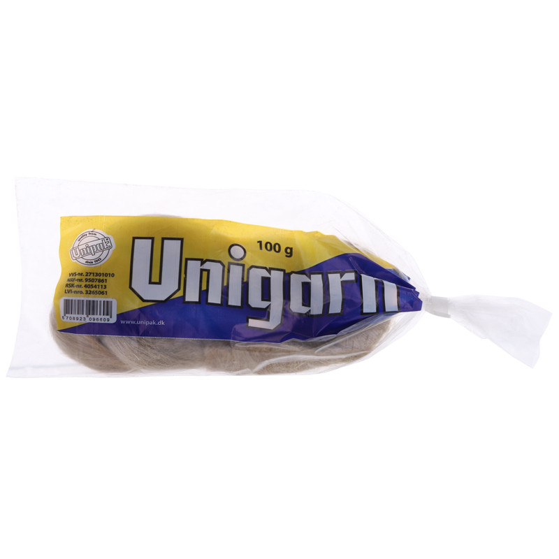 Льон сантехнічний UNIPAK Unigarn 100 г. (косичка в пакованні) (UP0584)