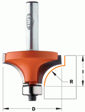 Фреза CMT радиусная кромочная R9,5-D31,7-l14-L56-d8 - фото 1 - id-p302815194