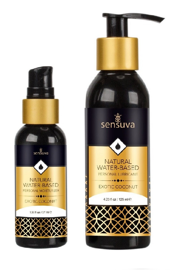 Гель-змазка на водній основі з ароматом кокосу Sensuva Natural Exotic Coconut 57 мл