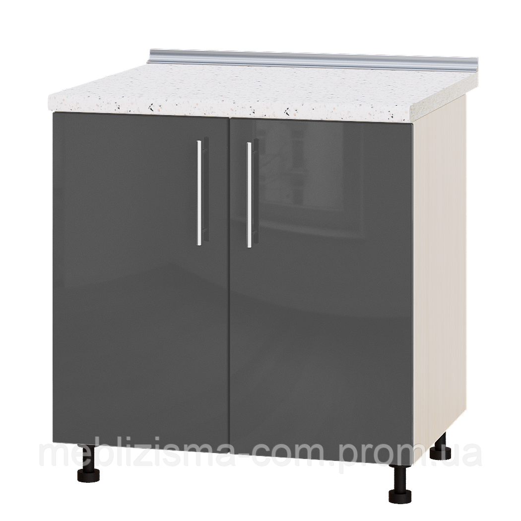 Купить Кухня Модерн модуль Низ Н82-800 Гранит Глянец - Дуб молочный ...