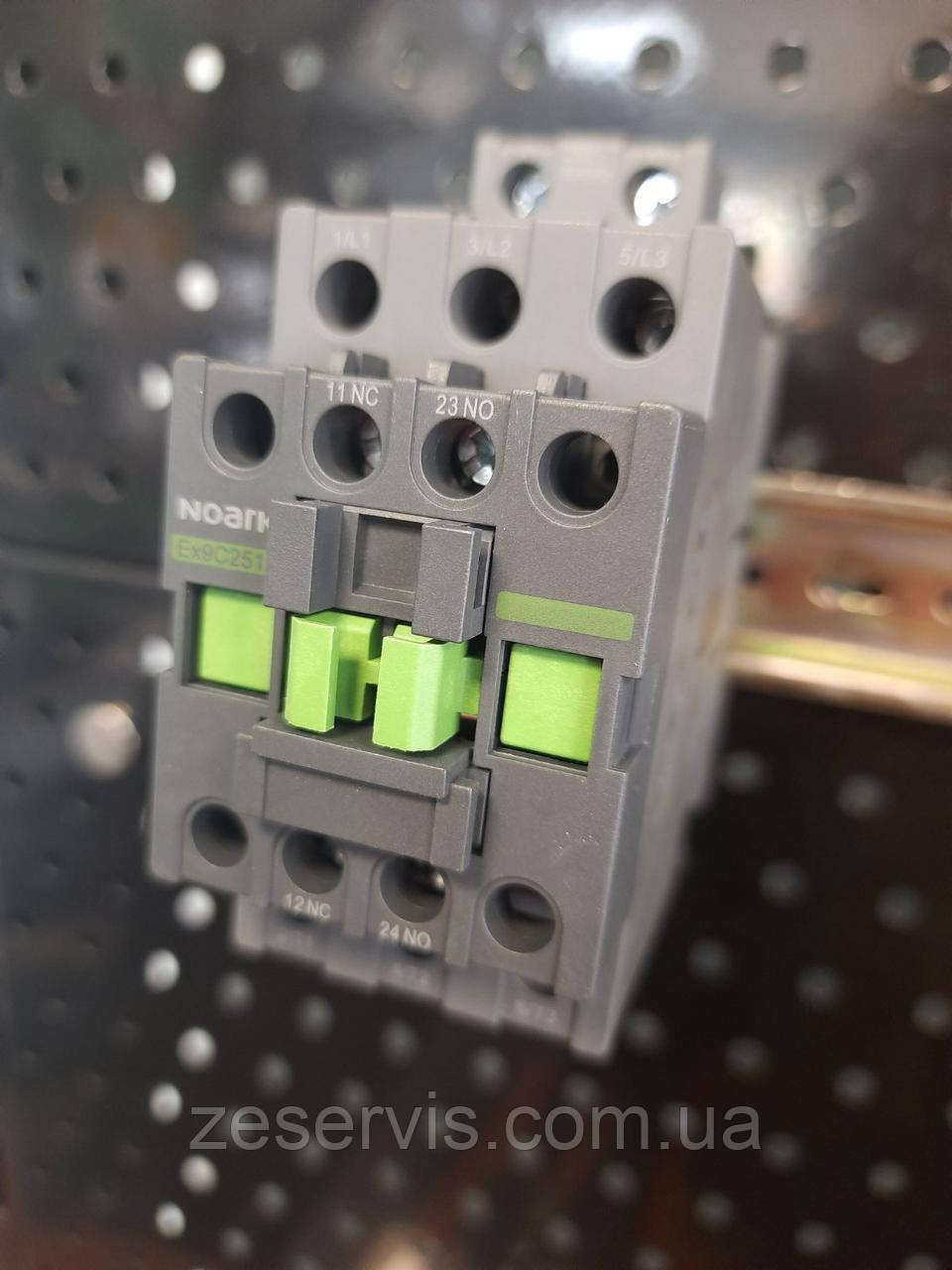 Контактор Noark Ex9C38 3P 25A 1NO+1NC 220B, фото 1