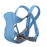 Рюкзак-слінг сумка кенгуру для перенесення немовля. Колір блакитний. (070/2), фото 3