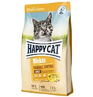 Happy Cat Minkas Hairball Control сухий корм для дорогслих котів з птицею, 15кг