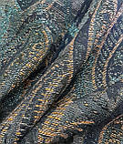 Жакард з люрексом бірюза, фото 2