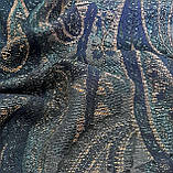 Жакард з люрексом бірюза, фото 6