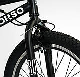 Велосипед трюковий 20 дюймів Corso BMX-3618 одношвидкісний, гальма Logon з гіроротором, пеги, фото 9