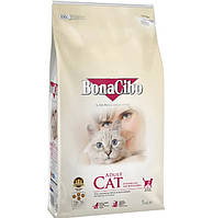 Сухой корм для кошек BonaCibo Cat Adult Chicken & Rice with Anchovy 5 кг