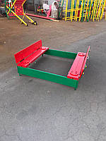 Пісочниця Метелик (Закривається) Розмір 1300х1300х220 (Складена). Будь-який колір