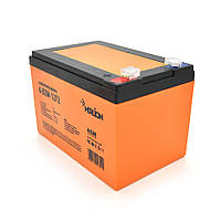 Тягова акумуляторна батарея AGM MERLION 6-DZM-12, 12V 12Ah F2 (151х98х101 мм) Orange Q3