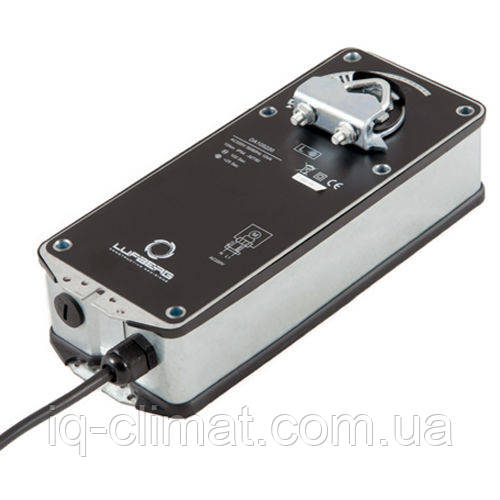 DA10S24P Привод Lufberg з вбудованою поворотною пружиною й аналоговим керуванням для повітряної заслінки 2 м2