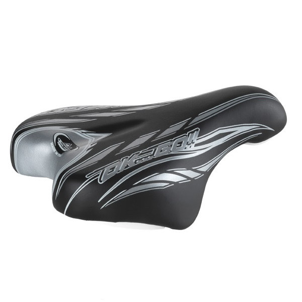 Сідло для велосипеда Selle Monte Grappa Junior OK-GO велосидіння чорно-сіре 200x145 мм (SMG-09951), фото 1