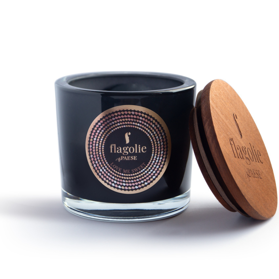 Натуральна Ароматична Свічка 100% соєвий віск Black Label Candle Flagolie 170g (0513) Love Me Sweet