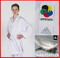 Кімоно ADIDAS для карате WKF біле професійне Adizero форма спортивна для єдиноборств