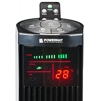Вентилятор колонный Powermat Onyx Tower-120 с таймером и пультом