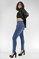 Джинси жіночі скіні Джегінси стрейчеві Розміри 25-28 Світло-синій колір, фото 2