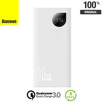 Оригінальний павербанк Baseus Adaman2 Digital Display Fast Charge 10000mAh 30W White (PPAD040002)