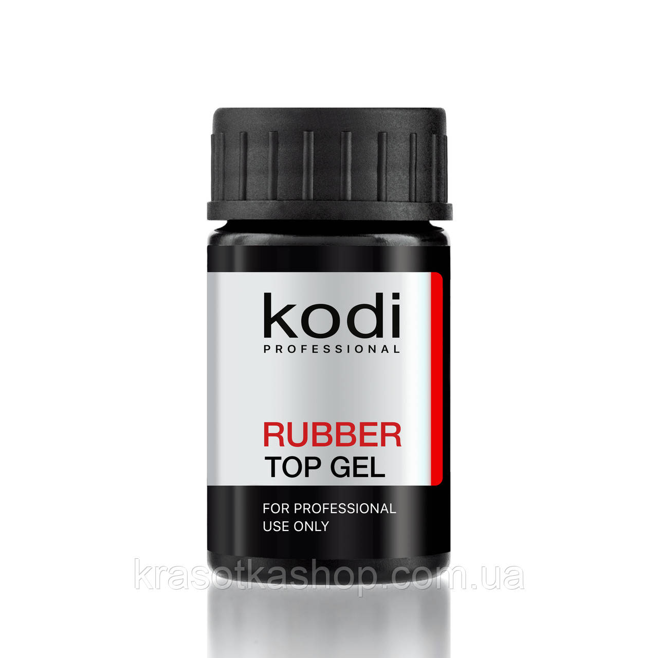 Каучукове верхнє покриття топ/финиш для гель-лаку Rubber Top Kodi, 14 мл