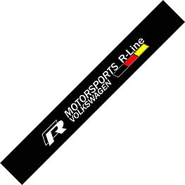 Сонцезахисна наклейка на лобове скло Motorsports volkswagen R-line