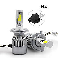 Cветодиодные лампы для авто H4 C6 LED Headlight 36W 3800LM лед лампы ближнего/дальнего света DC8-48V (NS)