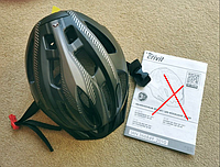 Велосипедний шолом Crivit розмір L-XL(59-64) sp-107 БЕЗ ЛЕД сорний+сірий чоловічий