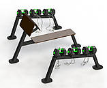 Гантельний ряд (2х20 кг / 2х25 кг / 2х30 кг) SiverSport SL-611, фото 3