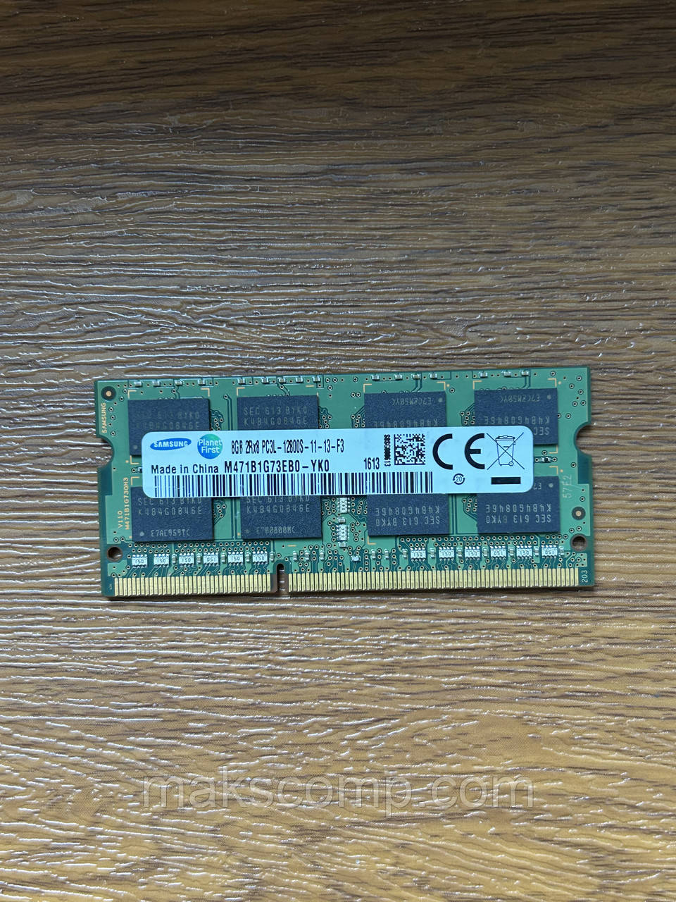 Пам'ять Samsung 8Gb So-DIMM PC3L-12800S DDR3-1600 1.35v/1.5v (M471B1G73EB0-YK0)