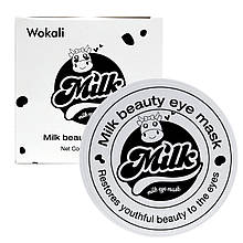 Омолоджуючі гідрогелеві патчі під очі Wokali Milk Eye Mask 60 шт
