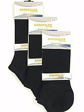 Жіночі шкарпетки котонові в сітку Kardesler 36-40 12 шт в уп чорні
