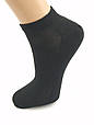 Чоловічі шкарпетки короткі Kardesler однотонні бавовна сітка розмір 40-46 12 пар/уп чорні, фото 3