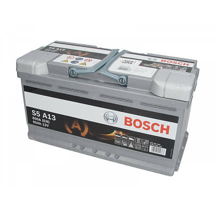 Акумулятор автомобільний Bosch AGM S5 95 Ah 850 En, фото 2
