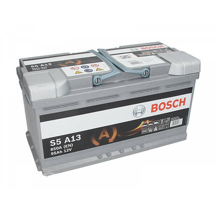 Акумулятор автомобільний Bosch AGM S5 95 Ah 850 En, фото 2