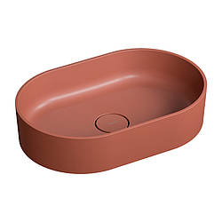 Умивальник Omnires Ovo 55x36 terracotta (OVOUNTE)